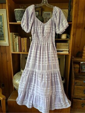 FairyCore Lilac Purple Ruffle Dress Adelyn Rae XS